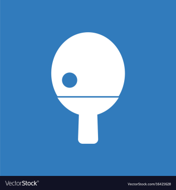Ping pong table tennis icon vector image Ping pong table tennis icon vector image