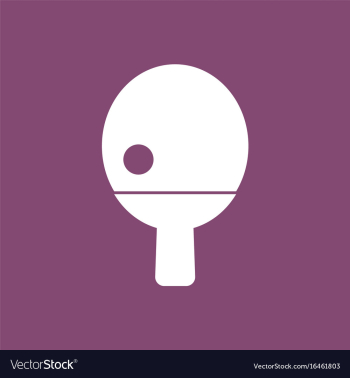 Ping pong table tennis icon vector image Ping pong table tennis icon vector image