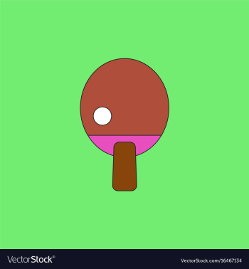 Ping pong table tennis icon vector image Ping pong table tennis icon vector image