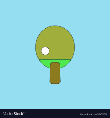 Ping pong table tennis icon vector image Ping pong table tennis icon vector image