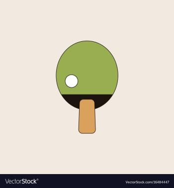 Ping pong table tennis icon vector image Ping pong table tennis icon vector image