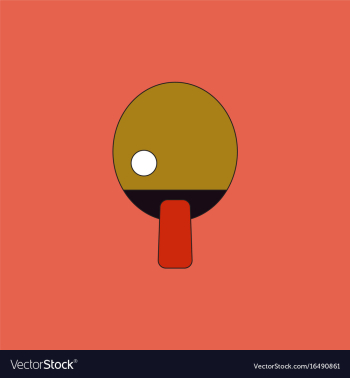 Ping pong table tennis icon vector image Ping pong table tennis icon vector image
