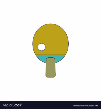 Ping pong table tennis icon vector image Ping pong table tennis icon vector image