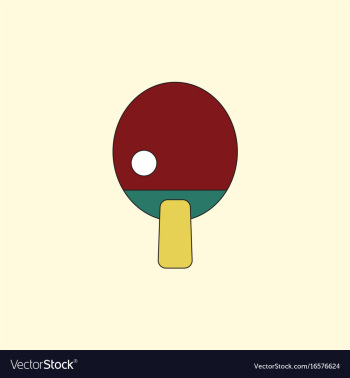 Ping pong table tennis icon vector image Ping pong table tennis icon vector image