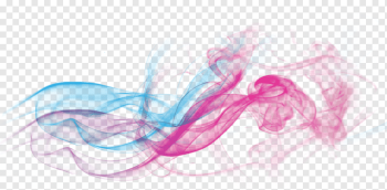 pink and blue smokes, Red Dream Smoke Curve Effect Element, purple, blue, text png