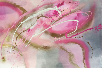 Pink and Brown Abstract Painting Pink and Brown Abstract Painting