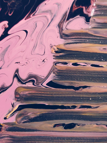 Pink and Brown Abstract Painting Pink and Brown Abstract Painting