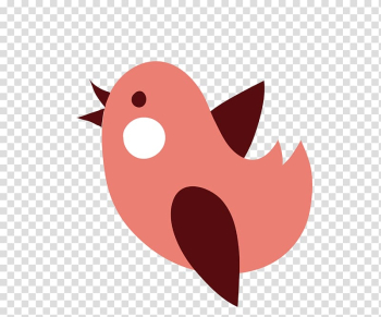Pink and red bird illustration, Bird Flight , color cartoon flying bird cute transparent background PNG clipart