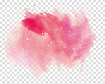 Pink and white illustration, Watercolor painting If(we), Drawing graffiti ink smudges Shading transparent background PNG clipart