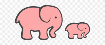 Pink Baby Elephant Clip Art 9 Png - Elephant And Baby Elephant Clipart Pink Baby Elephant Clip Art 9 Png - Elephant And Baby Elephant Clipart