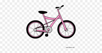 Pink Bicycle Free Clip Art Image - Apollo Girls Bike 20