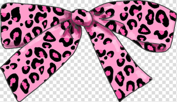 Pink Bow, black and pink ribbon decor transparent background PNG clipart Pink Bow, black and pink ribbon decor transparent background PNG clipart
