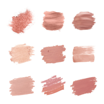 Pink brush strokes collection Pink brush strokes collection