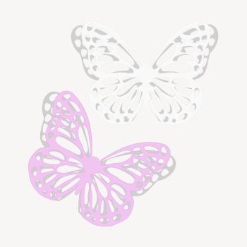 Pink butterfly clipart, insect, animal | Free PSD - rawpixel Pink butterfly clipart, insect, animal | Free PSD - rawpixel