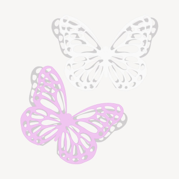 Pink butterfly sticker, animal illustration | Free Vector - rawpixel Pink butterfly sticker, animal illustration | Free Vector - rawpixel