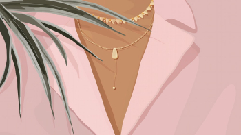 Pink desktop wallpaper, feminine girlboss | Free Vector Illustration - rawpixel