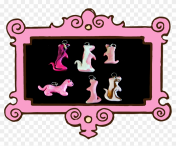 Pink Ferret Sticker - Frame Clipart