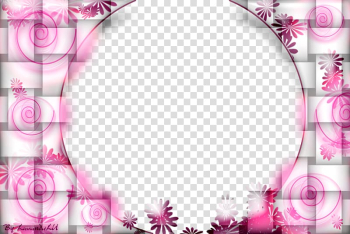 Pink floral frame, Desktop , Frame Latest Version 2018 transparent background PNG clipart