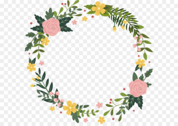 Pink flower border Pink flower border