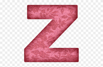 Pink Flower Fabric Letter Z - Letter Pink Flower Fabric Letter Z - Letter