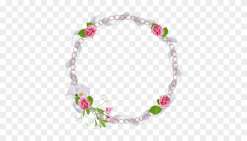 Pink Flower Frame Png Flower Circle Frame Png - Circle Flower Frame Png