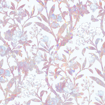 Pink flower holographic pattern remix from artwork by William Morris Pink flower holographic pattern remix from artwork by William Morris