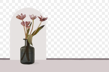 Pink flower png background, tulip | Free PNG - rawpixel