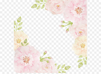 Pink flowers Beach rose Clip art - Flowers borders Pink flowers Beach rose Clip art - Flowers borders