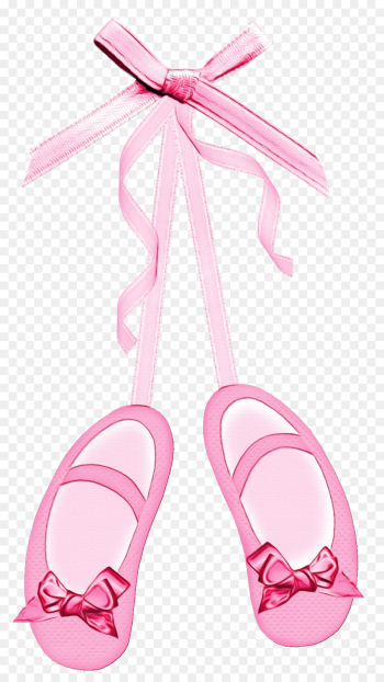 pink footwear ribbon shoe