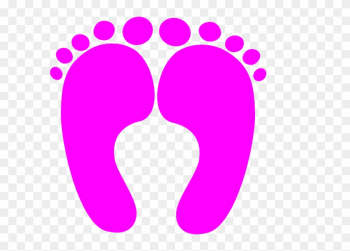 Pink Happy Feet Clip Art - Baby Foot Vektör Pink Happy Feet Clip Art - Baby Foot Vektör