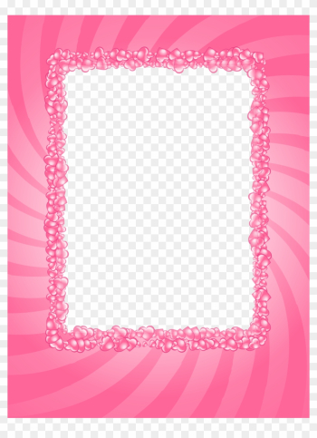 Pink Hearts Valentine Frame By Flashtuchka Pink Hearts - Frame Pink