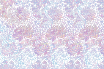 Pink holographic pattern remix from artwork by William Morris Pink holographic pattern remix from artwork by William Morris