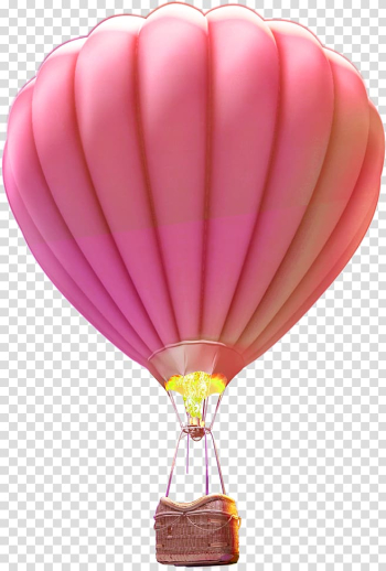 Pink hot air balloon, Hot air balloon Flight Purple, hot air balloon transparent background PNG clipart