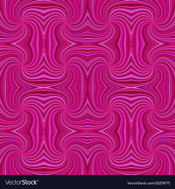 Pink hypnotic abstract seamless striped spiral vector image