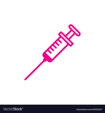 pink injection line icon pink injection line icon