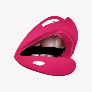 Pink lips sticker, pink lips | Free PSD - rawpixel Pink lips sticker, pink lips | Free PSD - rawpixel
