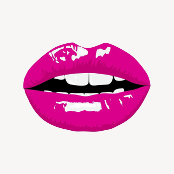 Pink lips sticker, pink lips | Free PSD - rawpixel Pink lips sticker, pink lips | Free PSD - rawpixel