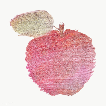Pink metallic apple illustration design element design element  | Free  transparent png - 2337458