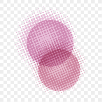 Pink overlapping circles png sticker, | Free PNG - rawpixel