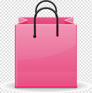 Pink paper bag illustration, Reusable shopping bag Gift, Bag transparent background PNG clipart