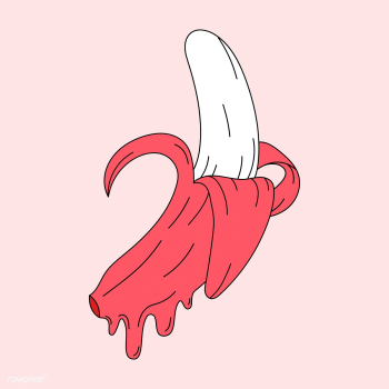 Pink pastel juicy banana vector | Free stock vector - 487575 Pink pastel juicy banana vector | Free stock vector - 487575