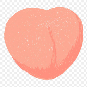 Pink peach fruit logo png sticker hand drawn Pink peach fruit logo png sticker hand drawn