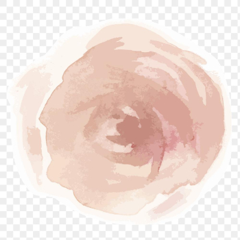 Pink peony flower transparent png watercolor sticker Pink peony flower transparent png watercolor sticker