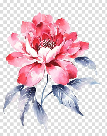 Pink petaled flower illustration, Moutan peony , peony transparent background PNG clipart