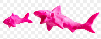 Pink plasticine shark png fish, | Free PNG - rawpixel