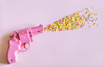 Pink Revolver Gun Pink Revolver Gun