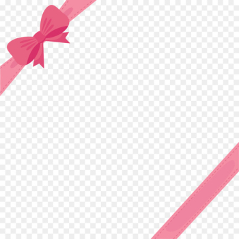 Pink ribbon - Cute pink ribbon bow border Pink ribbon - Cute pink ribbon bow border