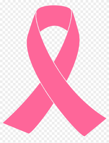 Pink Ribbon Icon Logo Vector - Pink Breast Cancer Ribbon