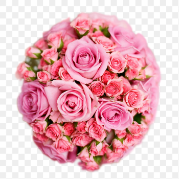 Pink rose bouquet png sticker, | Free PNG - rawpixel