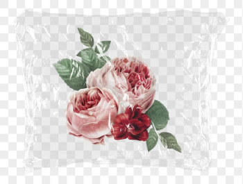 Pink rose png flowers plastic | Free PNG - rawpixel